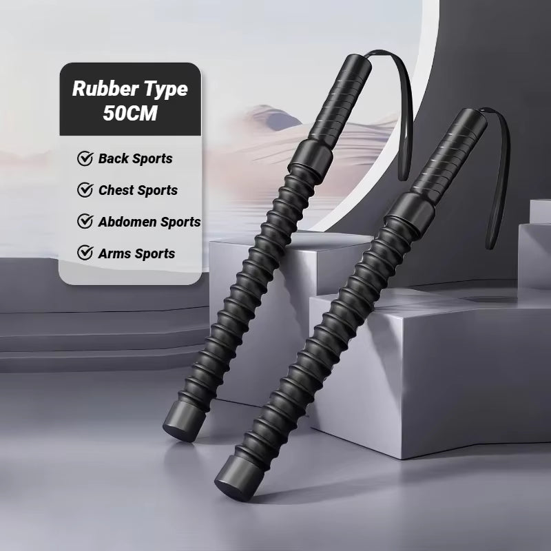 Strength Training Bar Ergonomic Fitness Grip Biceps Triceps Strengthener Spring Arm Expander Muscle Trainer Stainless Steel