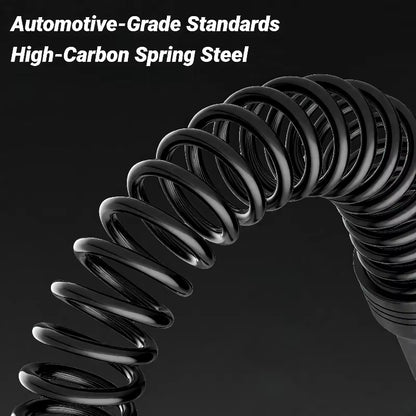 Strength Training Bar Ergonomic Fitness Grip Biceps Triceps Strengthener Spring Arm Expander Muscle Trainer Stainless Steel