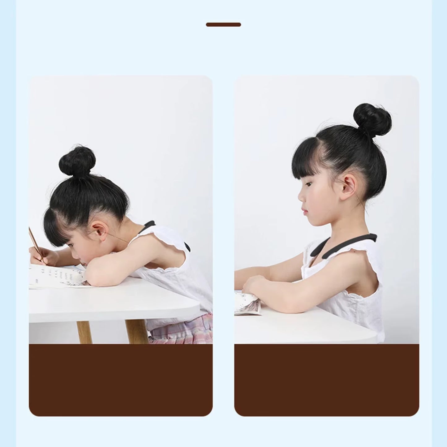 Smart Posture Corrector Miicro Vibration Posture Training Reminder Sensor Back Posture Neck Hump Corrector for Adult Kids