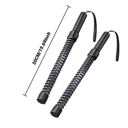 Strength Training Bar Ergonomic Fitness Grip Biceps Triceps Strengthener Spring Arm Expander Muscle Trainer Stainless Steel
